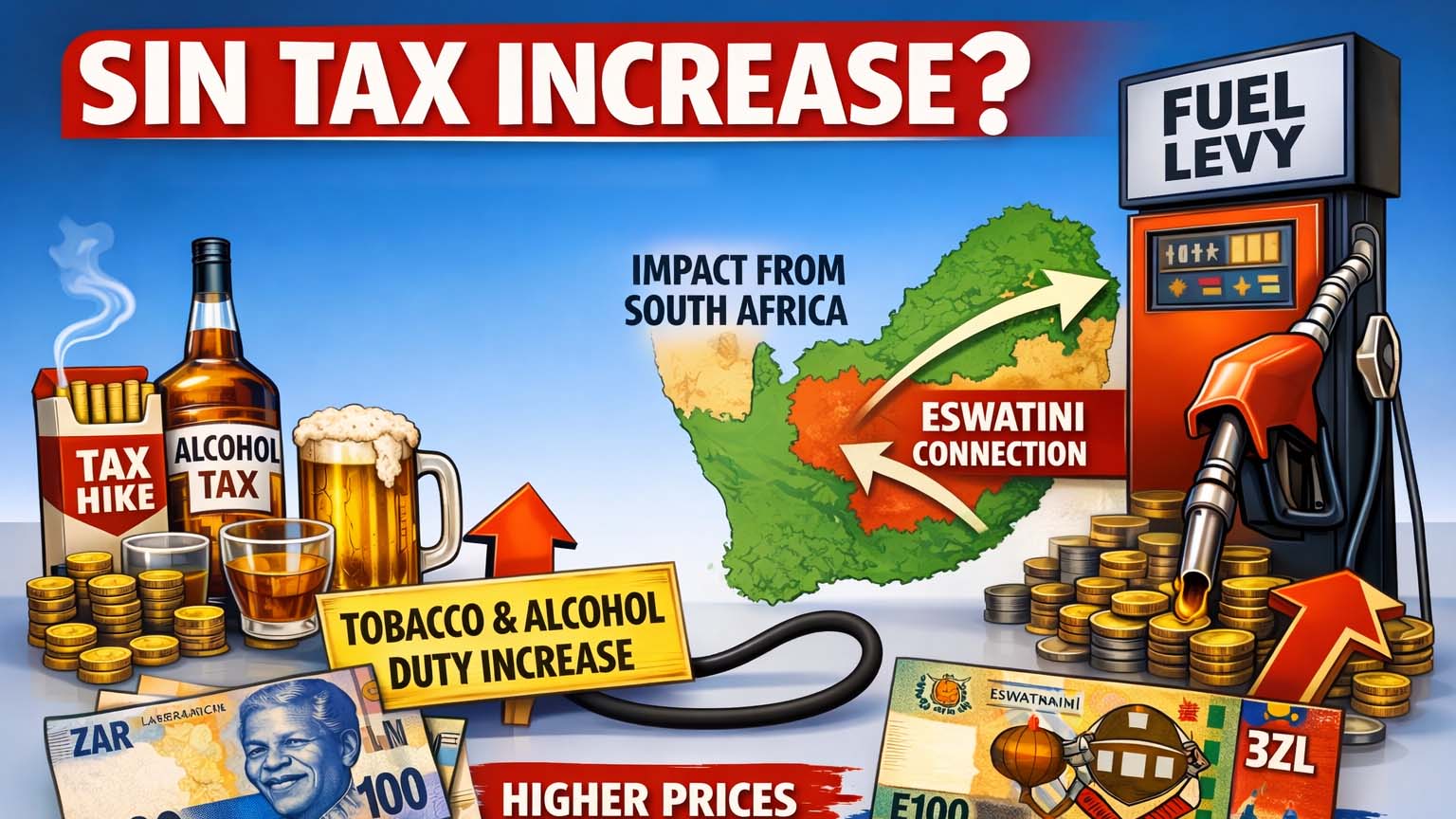 Sin tax, fuel levy likely to increase